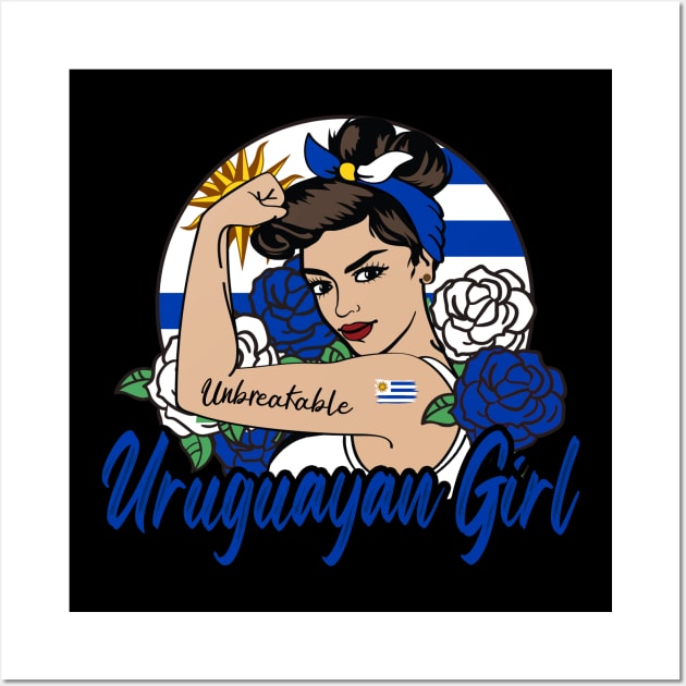 Uruguayan Girl Wall Art by JayD World